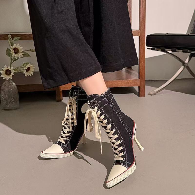 Street Fashion Y2K - Zapatos de tacón alto de diseñador