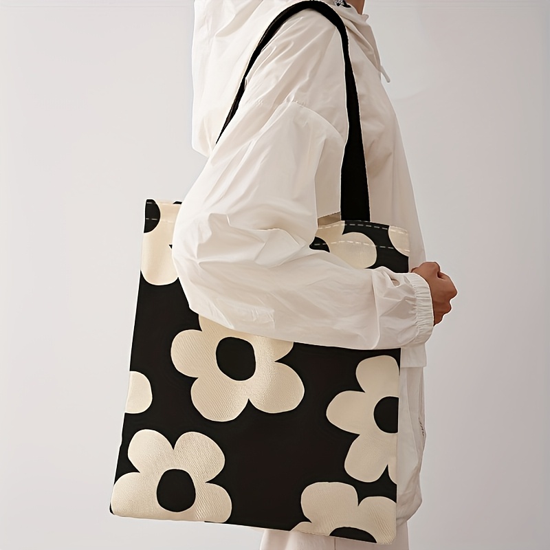 Tote Bag Canvas Print - Bolso tote con estampado de flores