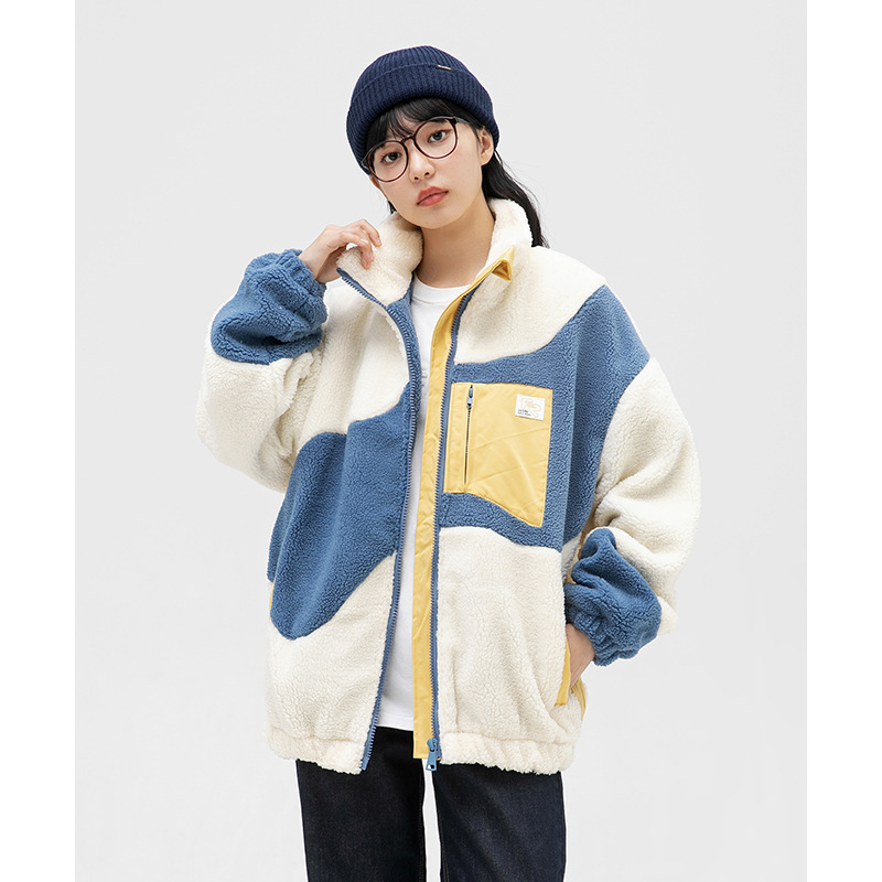 Coach Jacket Bomber - Chaqueta gruesa y cálida de lana