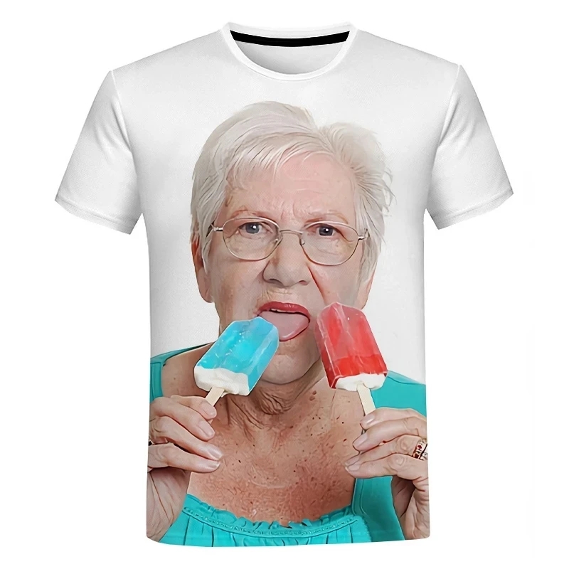 Street Fashion Plus Size - Camiseta divertida de verano con diseño