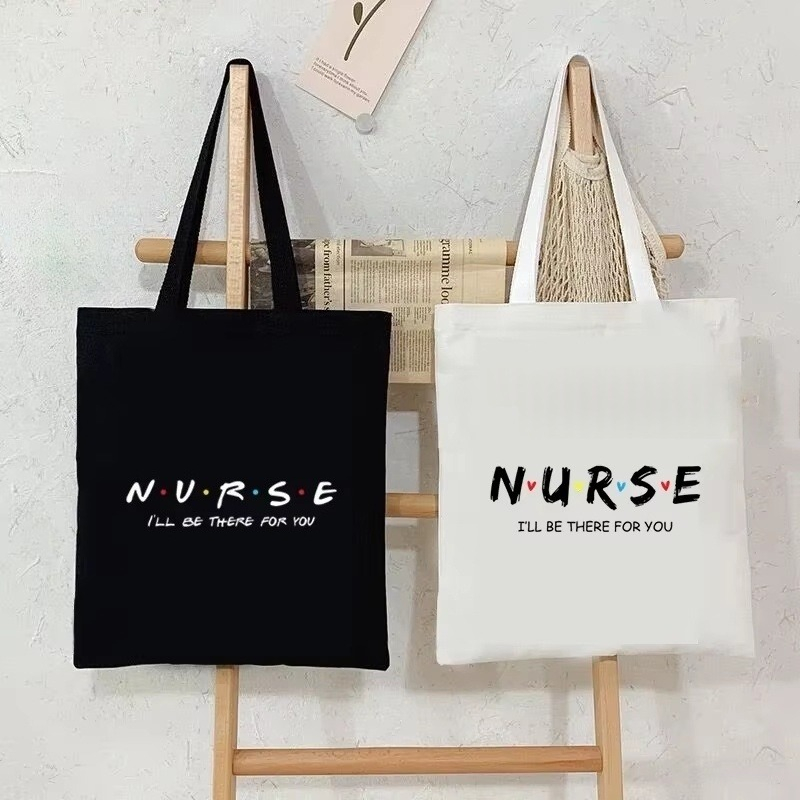 Tote Bag Canvas Print - Bolso de lona para enfermeras, bolso