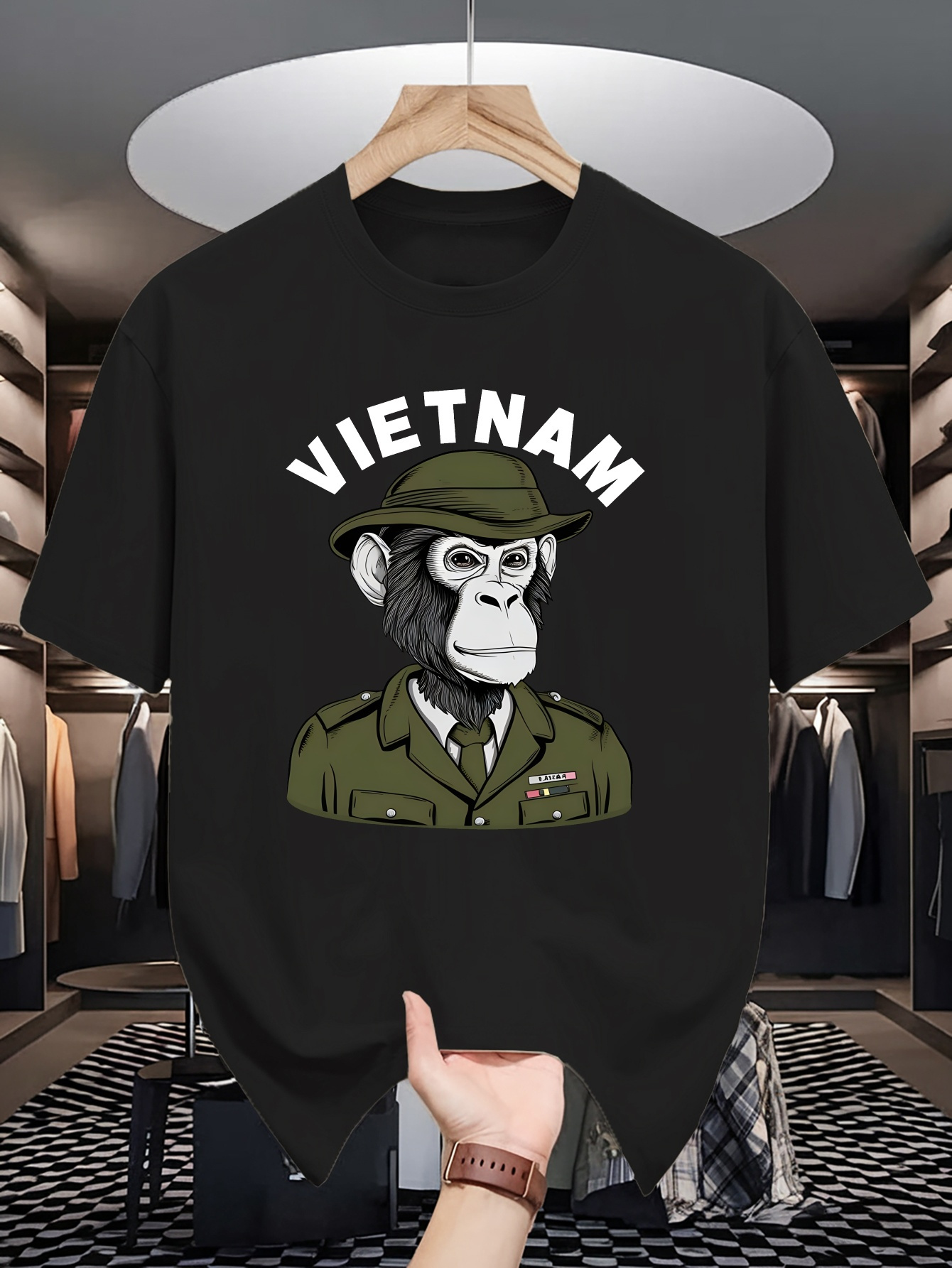 Street Fashion Vietnam - Camiseta de algodón para hombre, camiseta