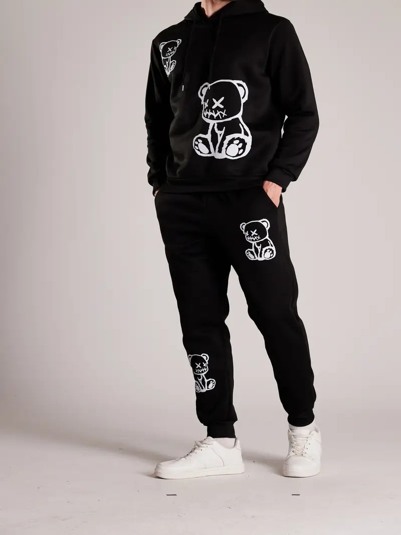 Street Fashion In China - Conjunto de Sudadera con Capucha para