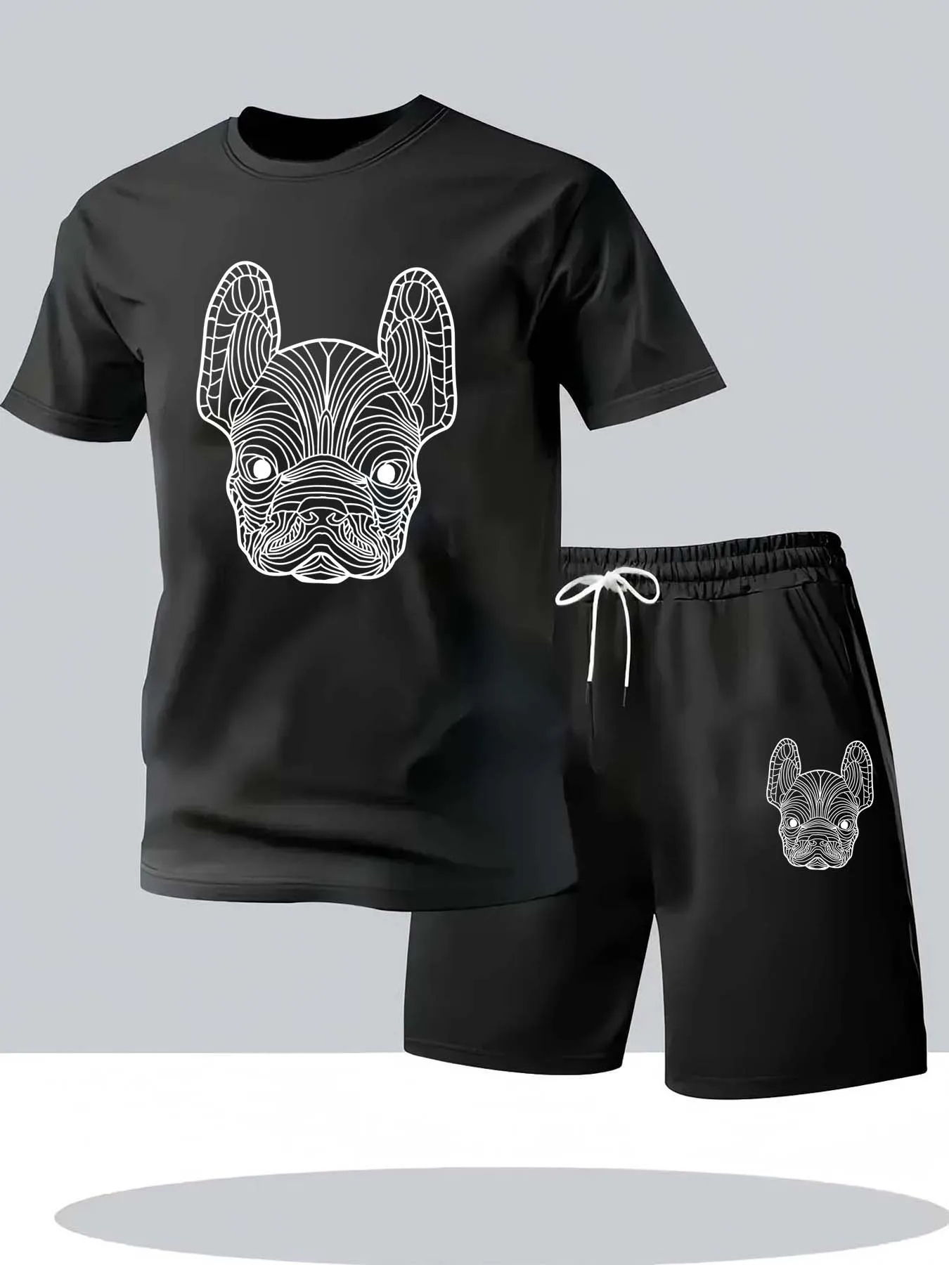 Street Fashion Tshirt - Conjunto de camiseta y pantalones cortos