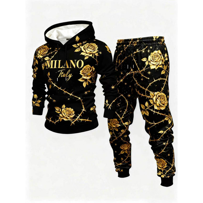 Street Fashion Of Milan - Diseño con capucha para hombre con