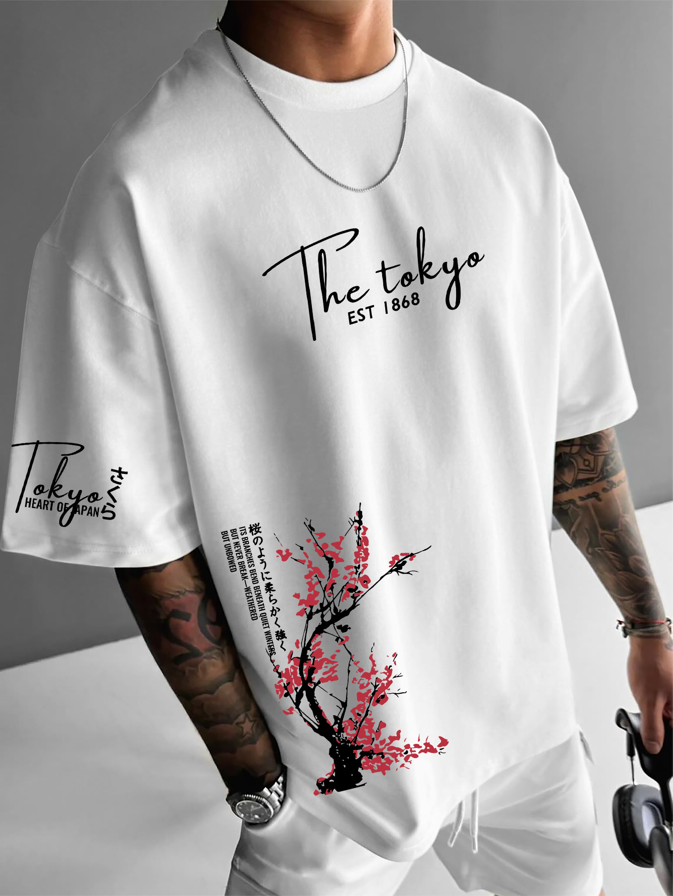Street Fashion Shibuya - Tokyo EST 1868 Camiseta de Manga