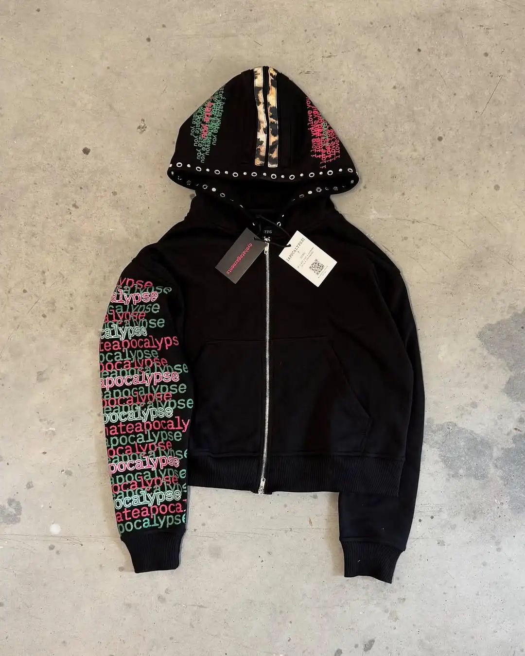Street Fashion Zip Up Hoodie - Eyehategarment Street Fashion Sudadera con capucha