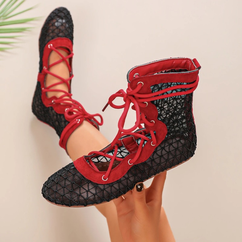 Street Fashion Plus Size - Botas de tacón bajo con punta