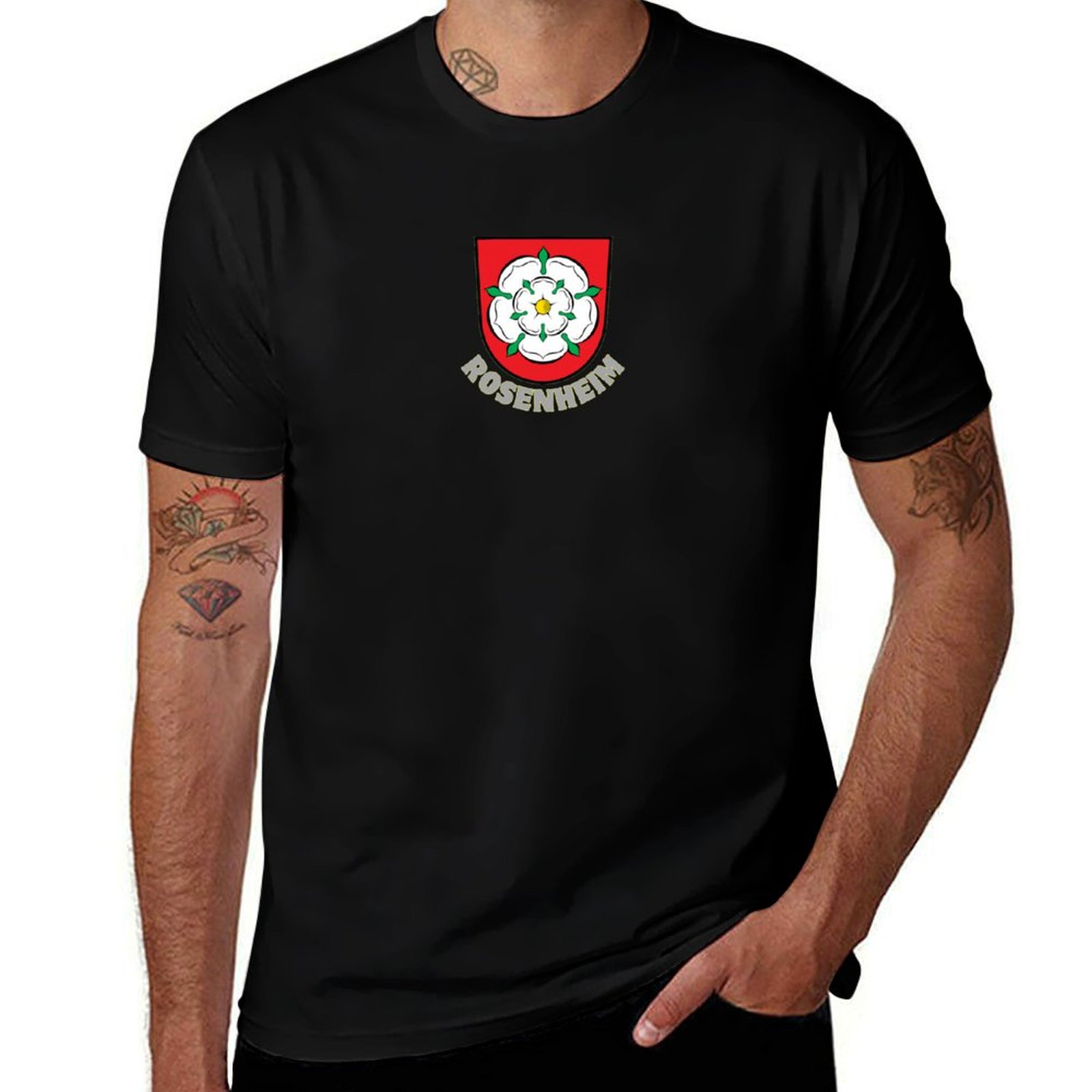 Street Fashion Germany - Camiseta Rosenheim Bavaria Alemania, camiseta informal