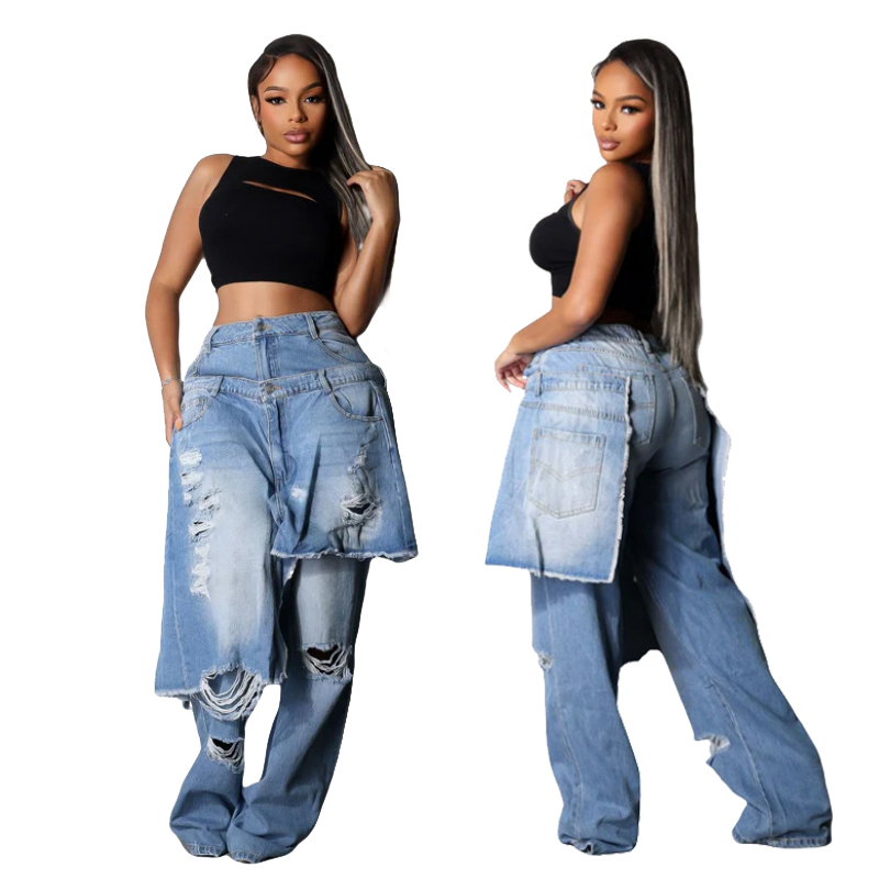 Street Fashion Fall 2025 - Pantalones vaqueros de moda para mujer,