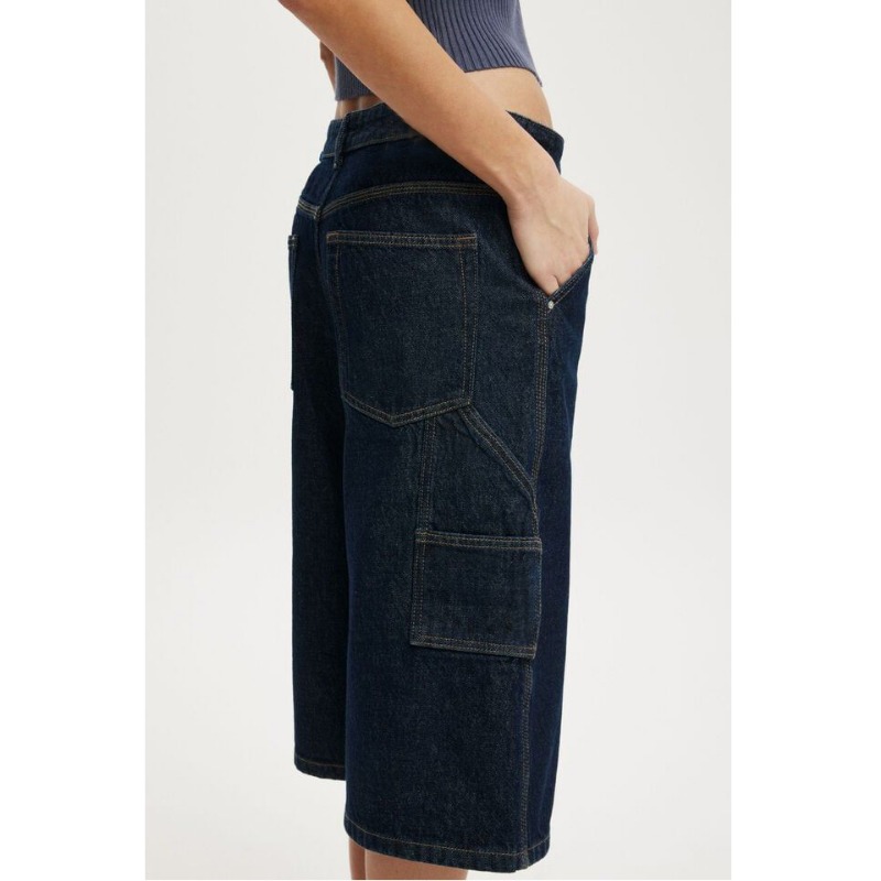 Street Fashion Plus Size - Jeans de Pierna Ancha Holgados para