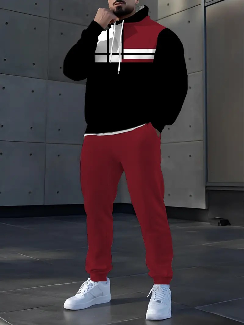 Street Fashion In China - Conjunto de Sudadera con Capucha para