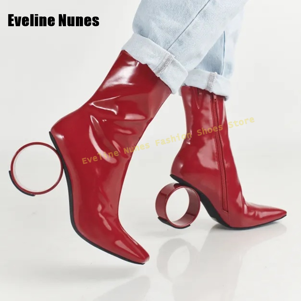 Botas de moda con punta cuadra - Street Fashion Lady reseña y precio