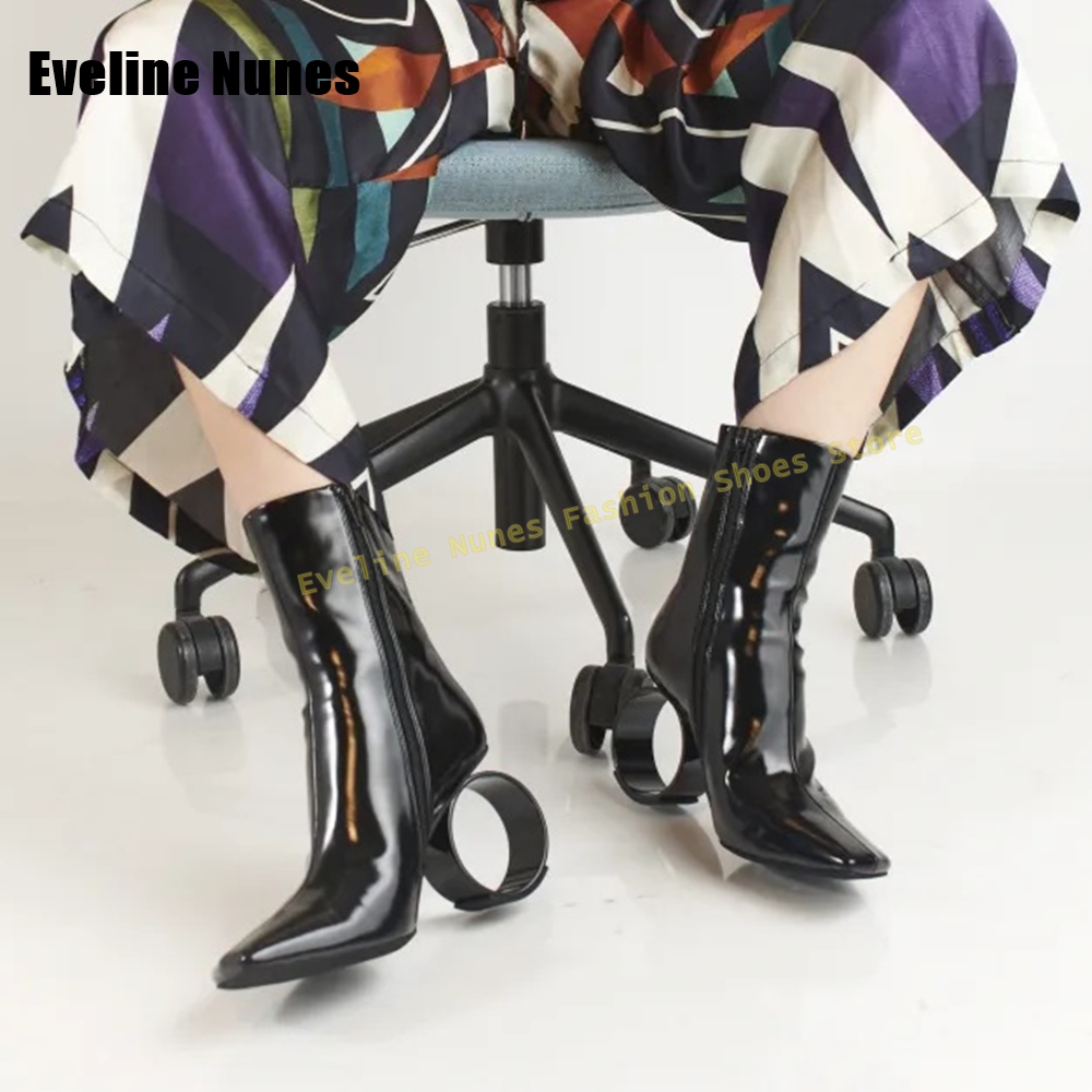Botas de moda con punta cuadra - Street Fashion Lady reseña y precio