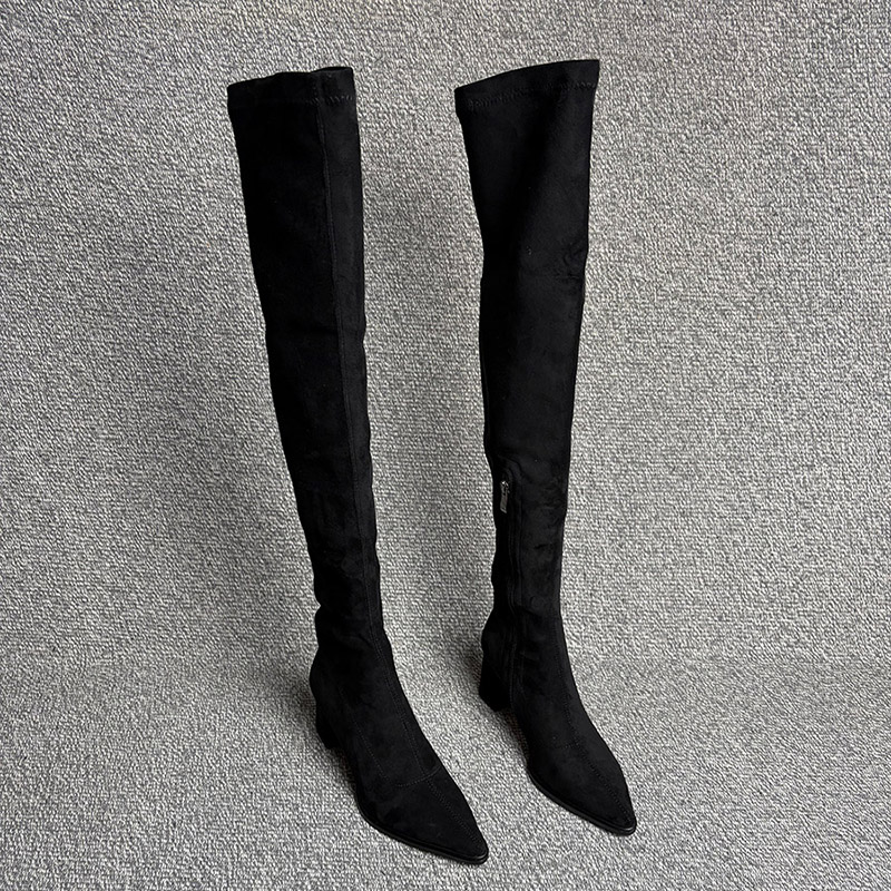 Botas por encima de la rodilla - Street Fashion Rome reseña y precio