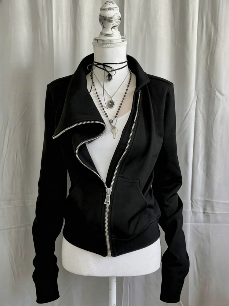 Chaqueta gris de lana de piel  - Street Fashion Zip Up Hoodie reseña y precio