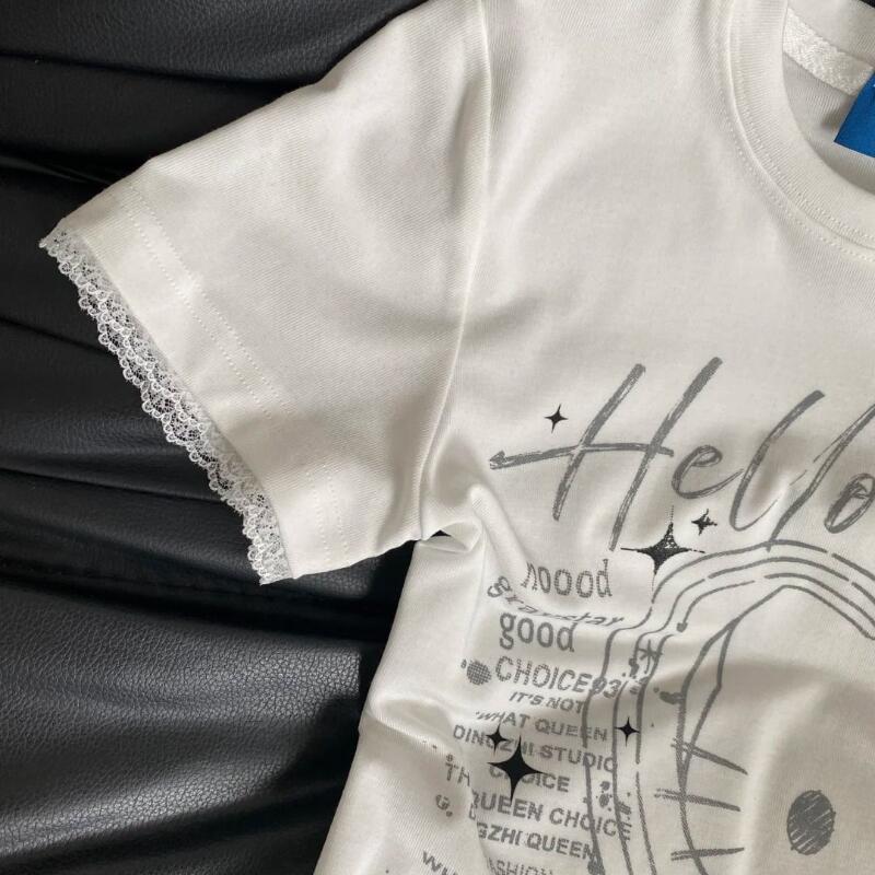 Camiseta de manga corta de enc - Street Fashion Tshirt reseña y precio