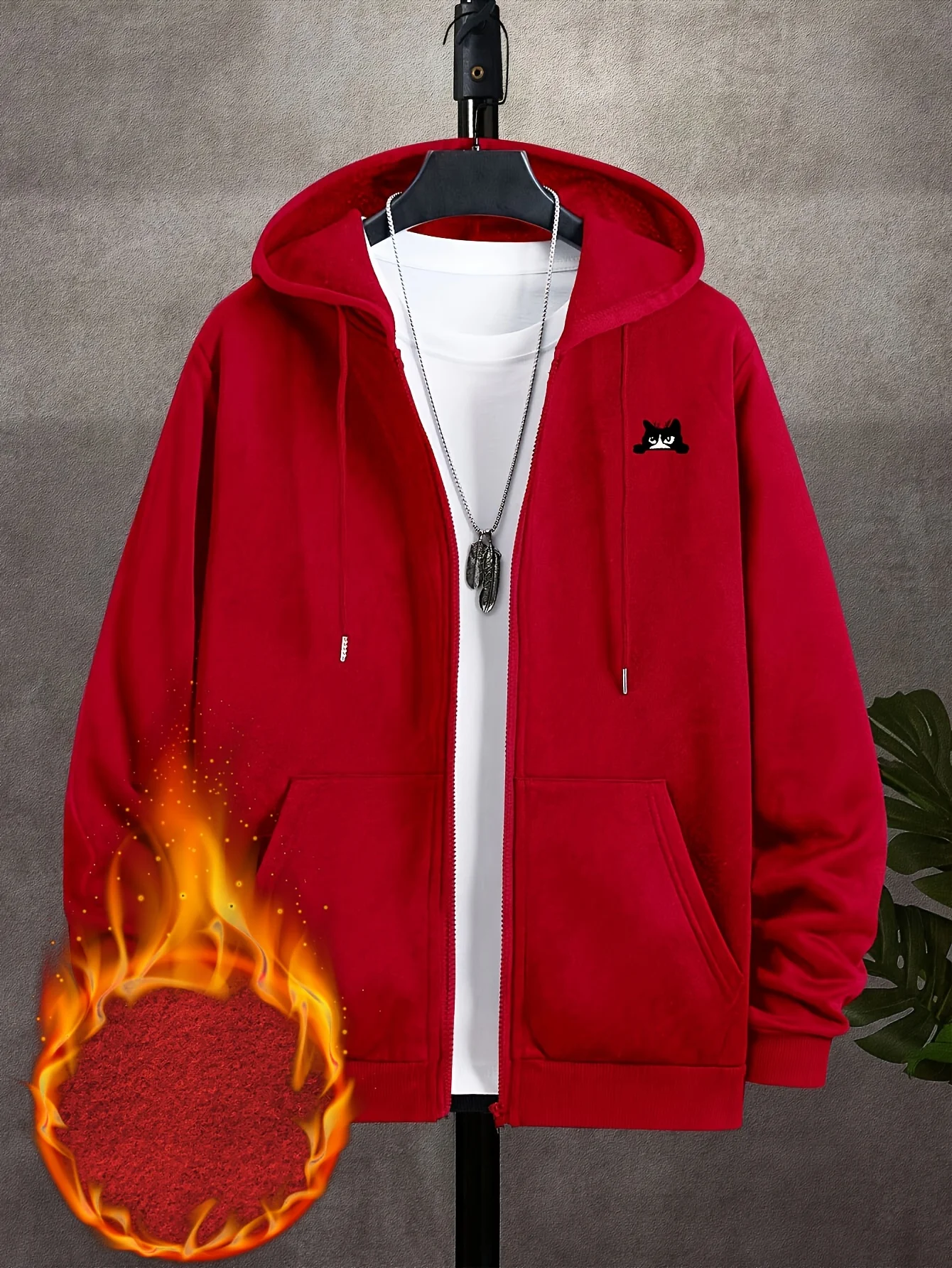 Sudadera con capucha The High  - Street Fashion Zip Up Hoodie reseña y precio