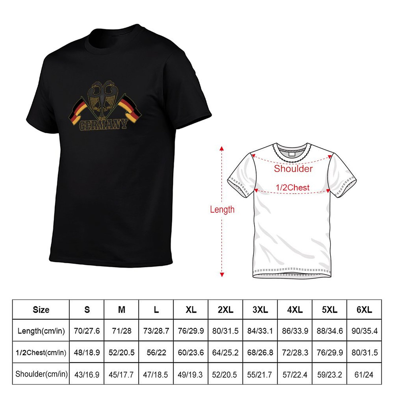 Camiseta con la bandera de Ale - Street Fashion Germany reseña y precio