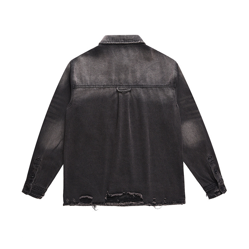 Chaqueta vaquera rasgada para  - Street Fashion Jeans reseña y precio