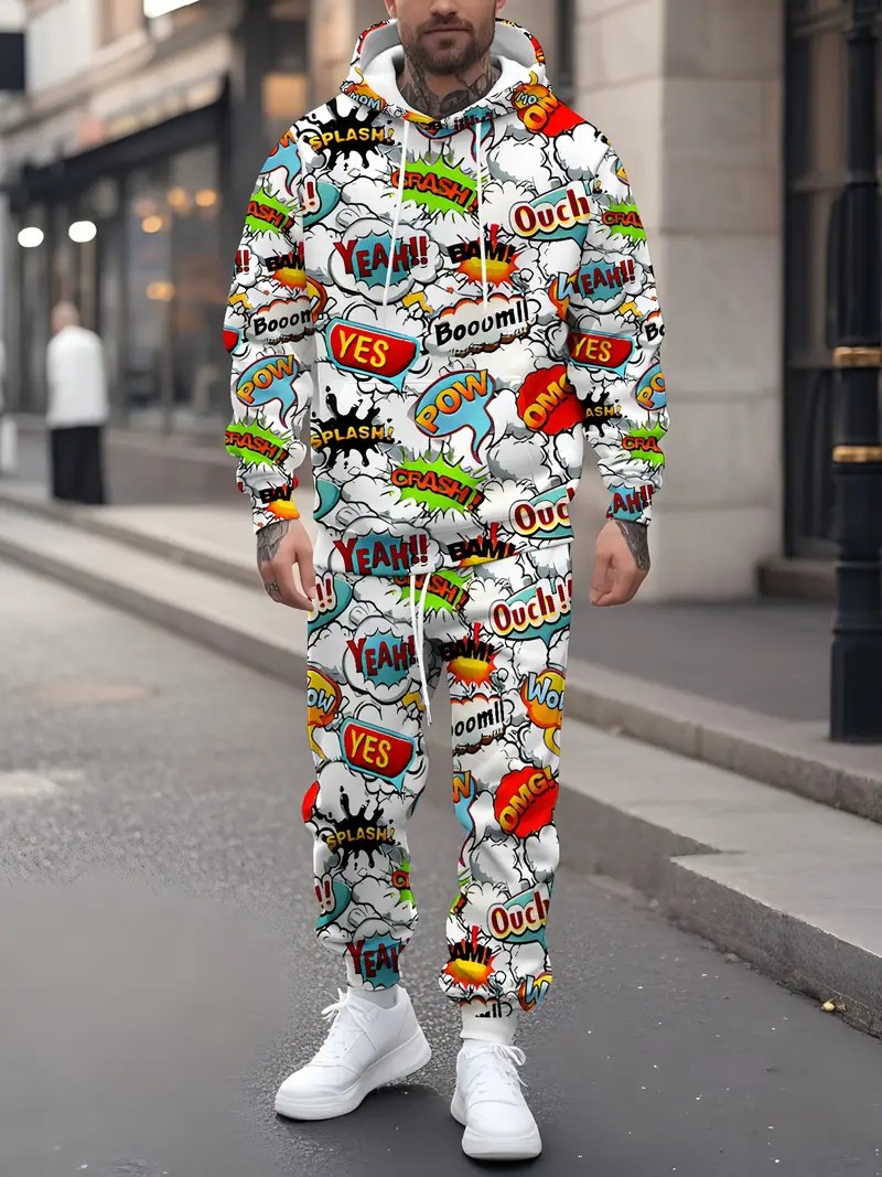 Conjunto de Sudadera con Capuc - Street Fashion In China reseña y precio