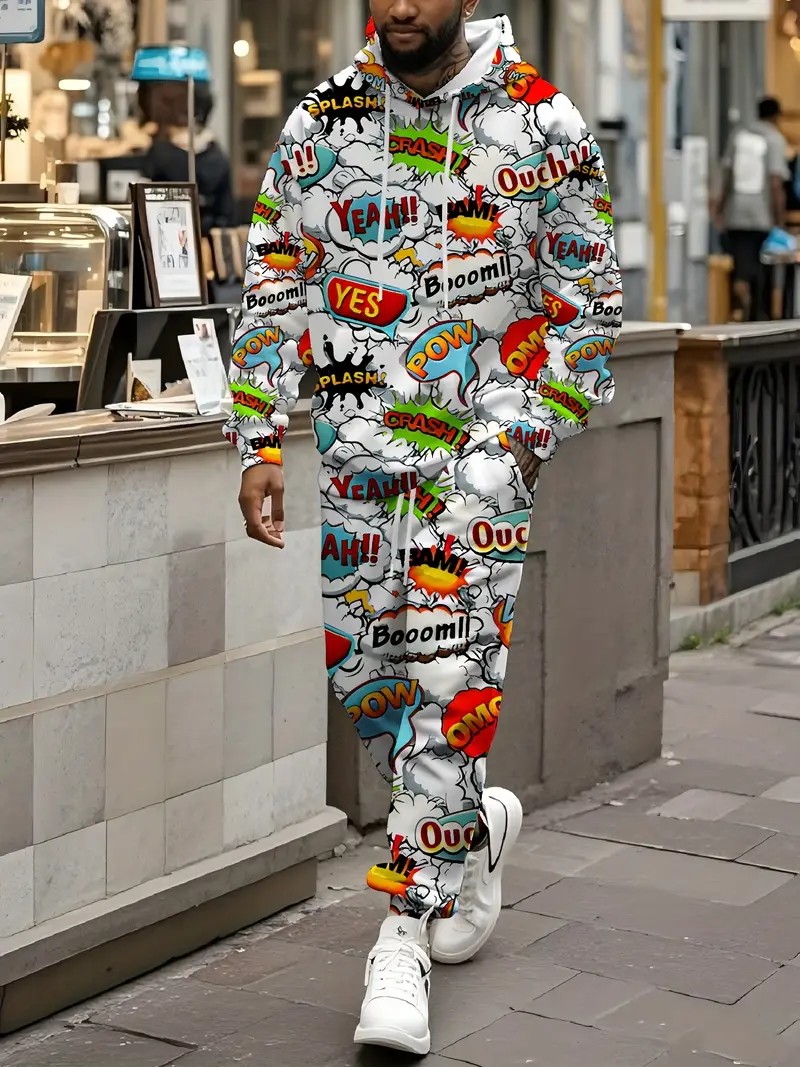 Conjunto de Sudadera con Capuc - Street Fashion In China reseña y precio