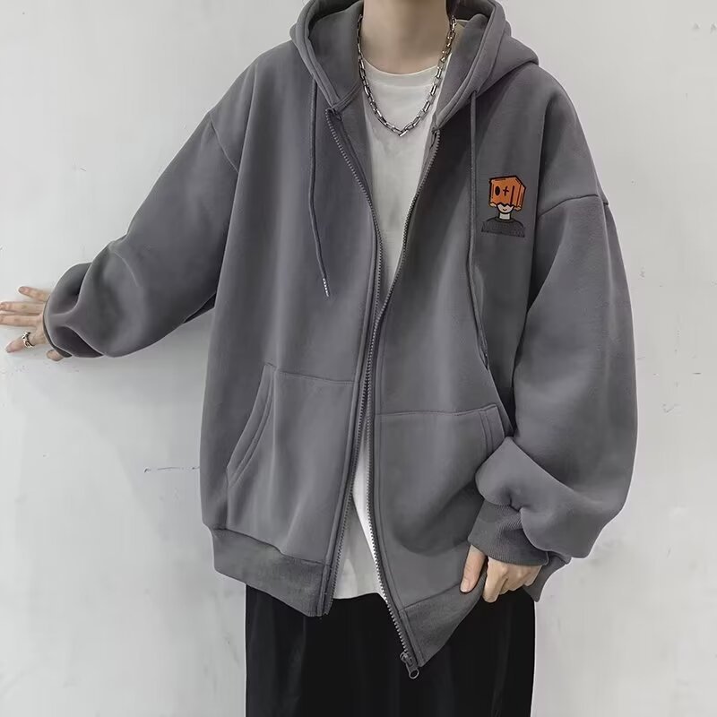 Sudadera con capucha High Stre - Street Fashion Zip Up Hoodie reseña y precio