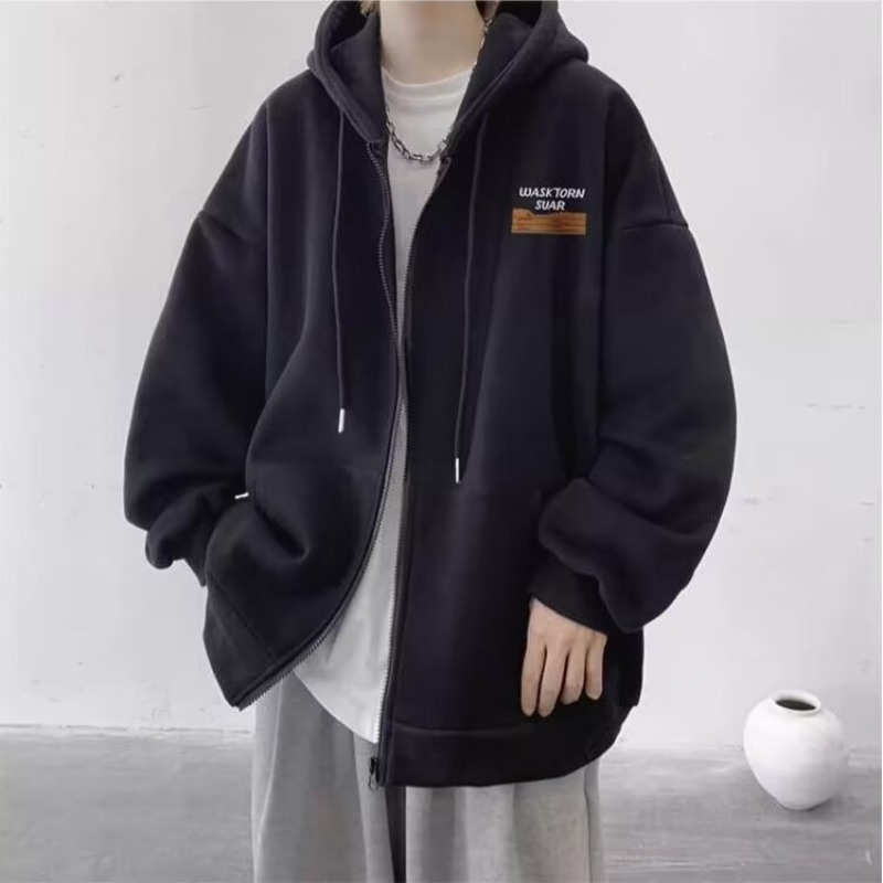 Sudadera con capucha High Stre - Street Fashion Zip Up Hoodie reseña y precio