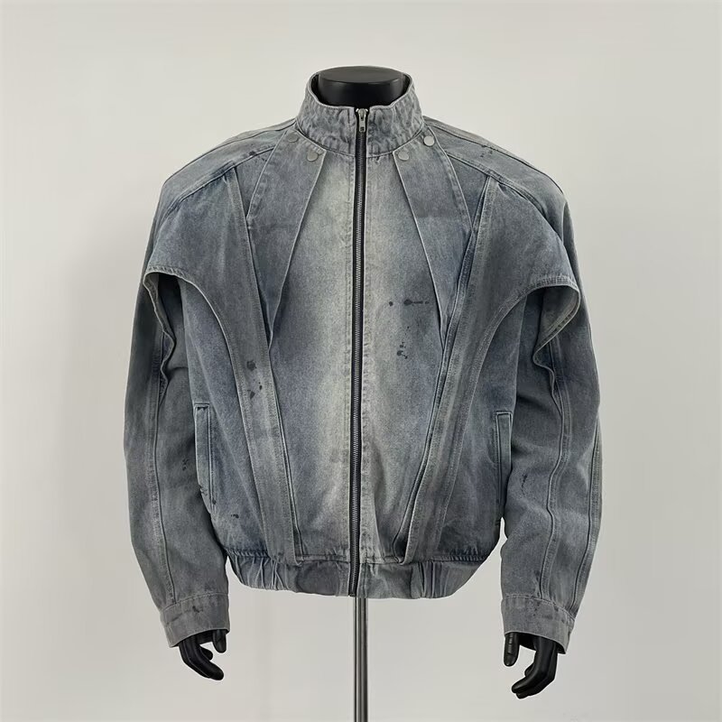 Chaqueta vaquera desgastada pa - Street Fashion Vibes reseña y precio