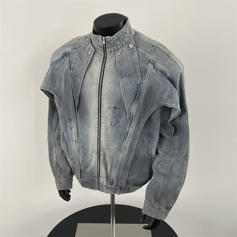 Chaqueta vaquera desgastada pa - Street Fashion Vibes reseña y precio