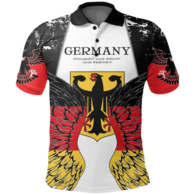 Polo con escudo de armas alemá - Street Fashion Germany reseña y precio