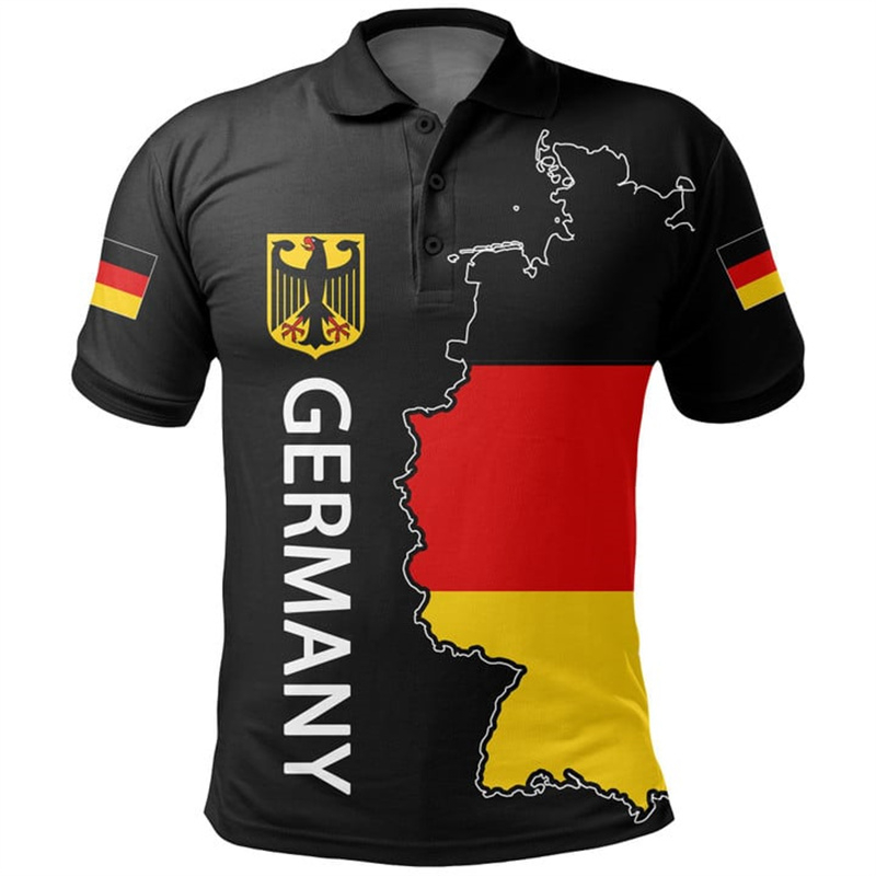 Polo con escudo de armas alemá - Street Fashion Germany reseña y precio