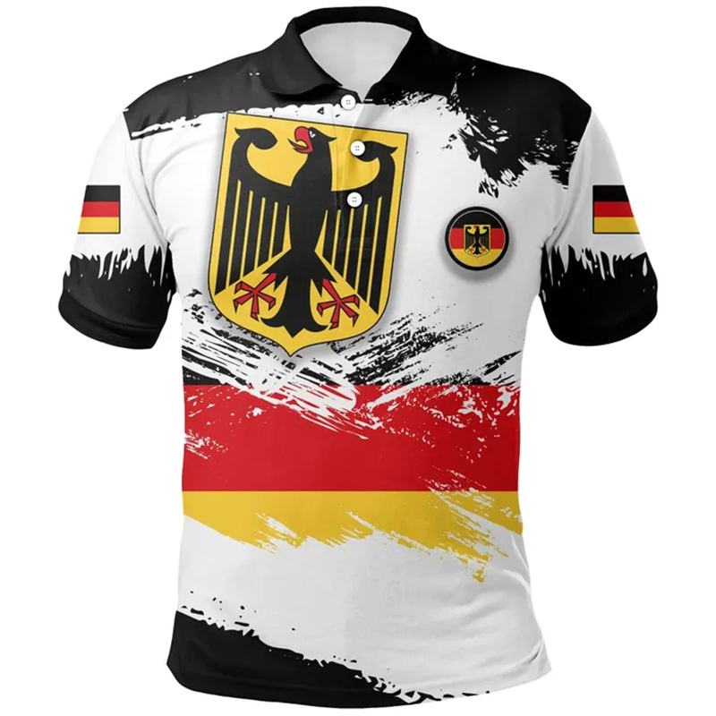 Polo con escudo de armas alemá - Street Fashion Germany reseña y precio