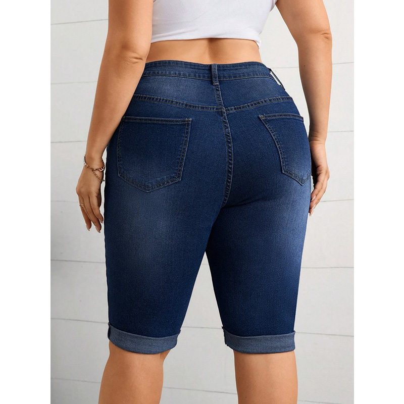 Benuynffy Jeans de mezclilla e - Street Fashion Plus Size reseña y precio