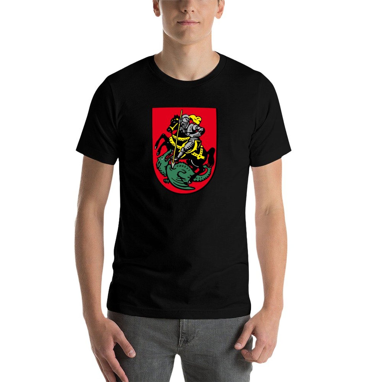 Camiseta con escudo de armas d - Street Fashion Germany reseña y precio