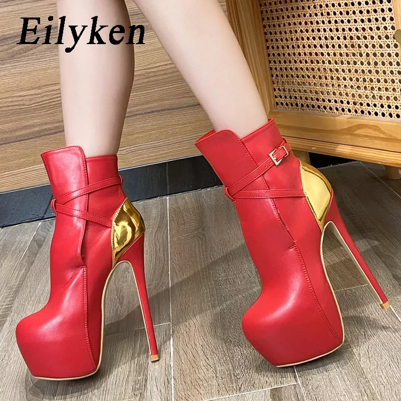 Eilyken Plus 35-45 Botas de pl - Street Fashion Plus Size reseña y precio