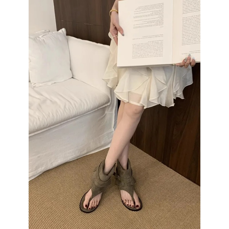 Sandalias de Moda con Punta Ab - Street Fashion Rome reseña y precio