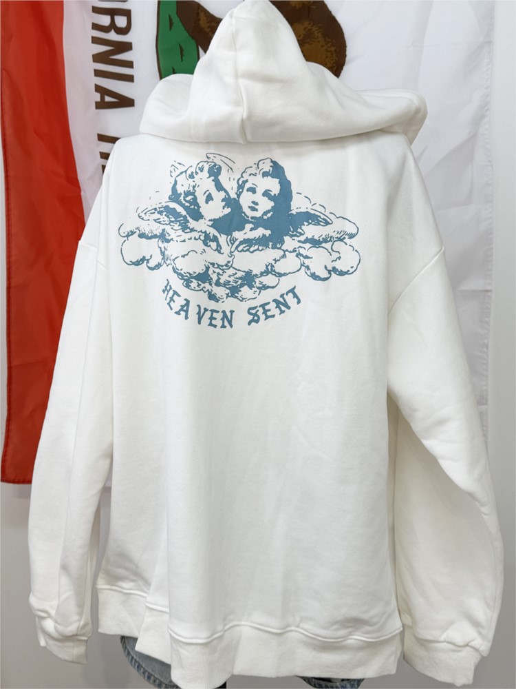 Sudaderas con capucha blancas  - Street Fashion Zip Up Hoodie reseña y precio