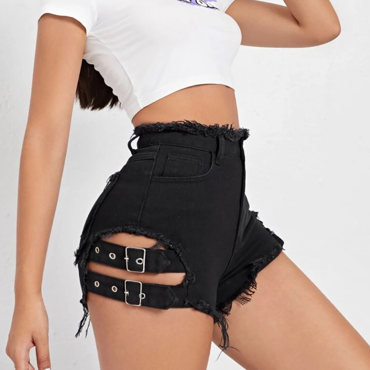 Shorts de mezclilla de cintura - Street Fashion Jeans reseña y precio