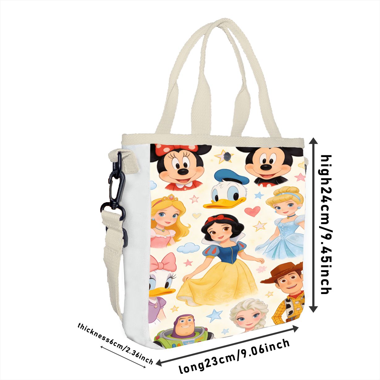 Bolso Tote Multifuncional Prin - Tote Bag Canvas Print reseña y precio