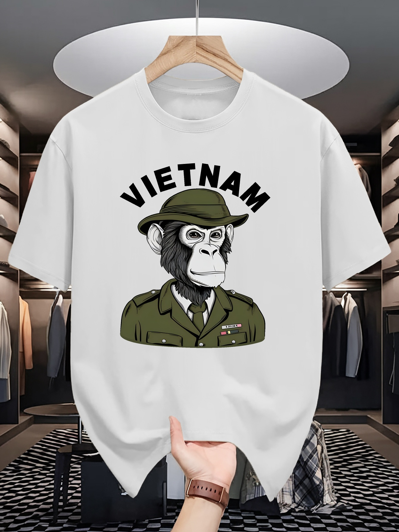 Camiseta de algodón para hombr - Street Fashion Vietnam reseña y precio