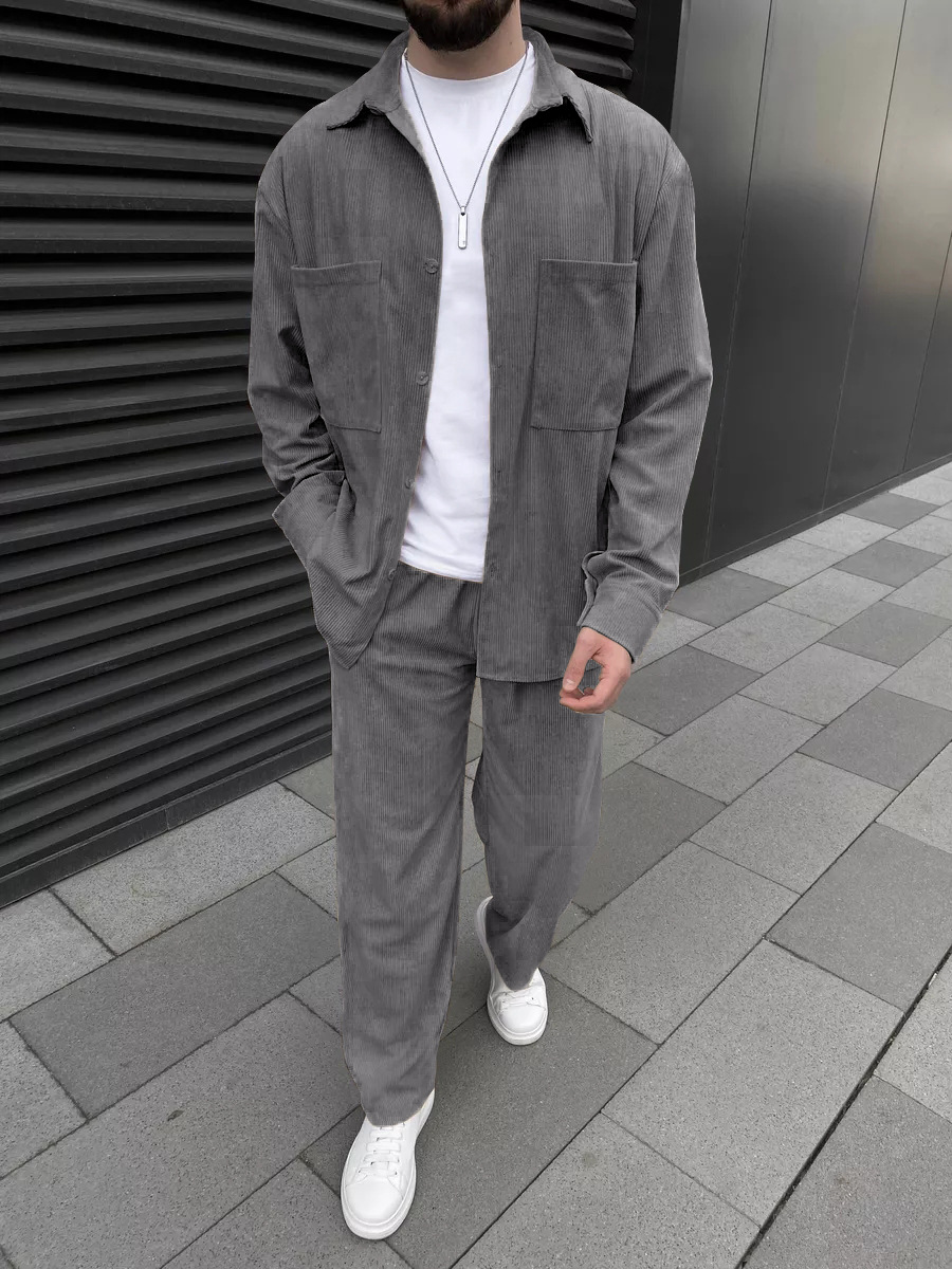 Conjunto de dos piezas de pana - Street For Fashion reseña y precio