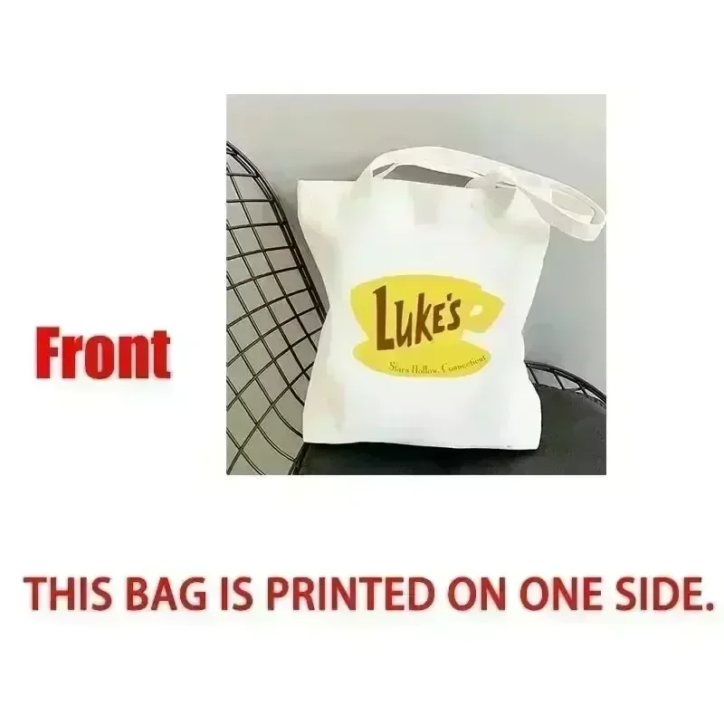 Bolso de mano con gráfico de l - Tote Bag Canvas Print reseña y precio