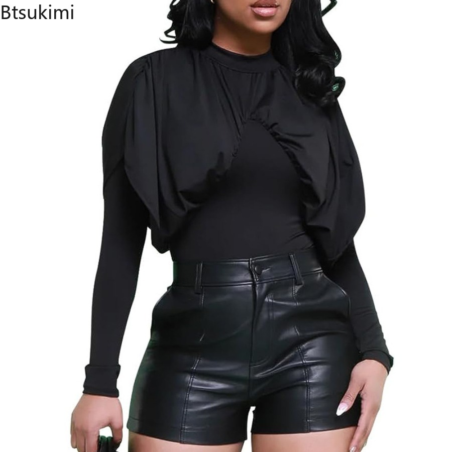 Nuevas mujeres de moda PU crem - Street Fashion Fall 2025 reseña y precio