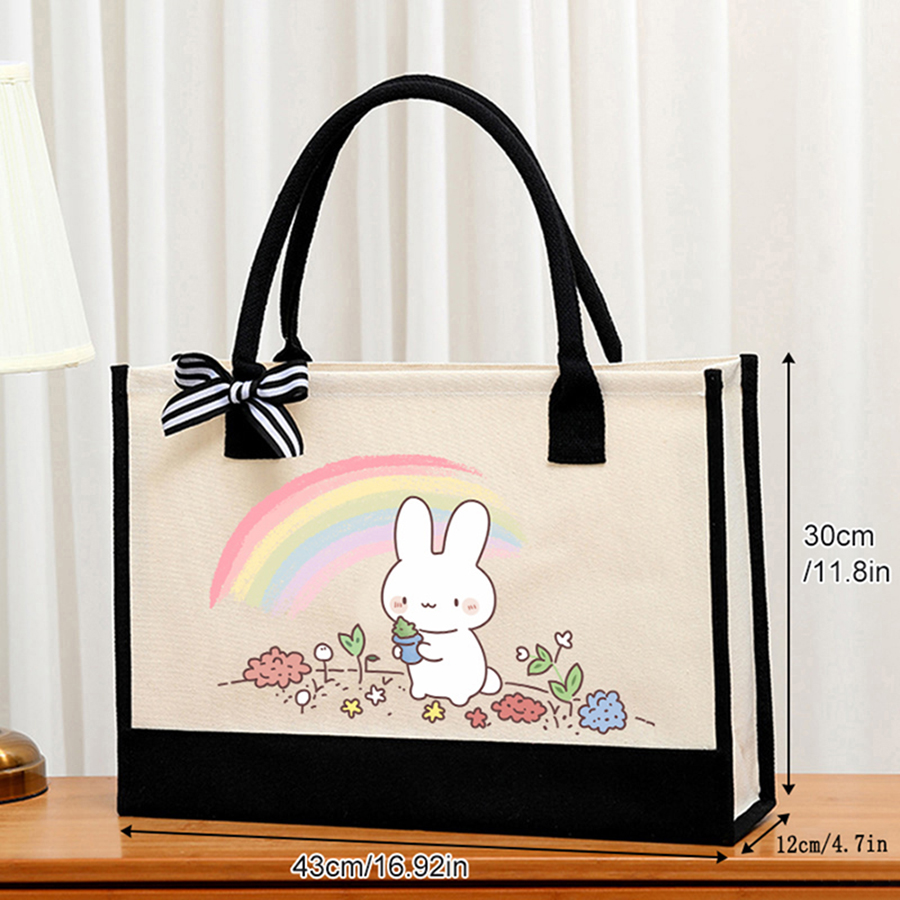 Bolsa de lona blanca con estam - Tote Bag Canvas Print reseña y precio
