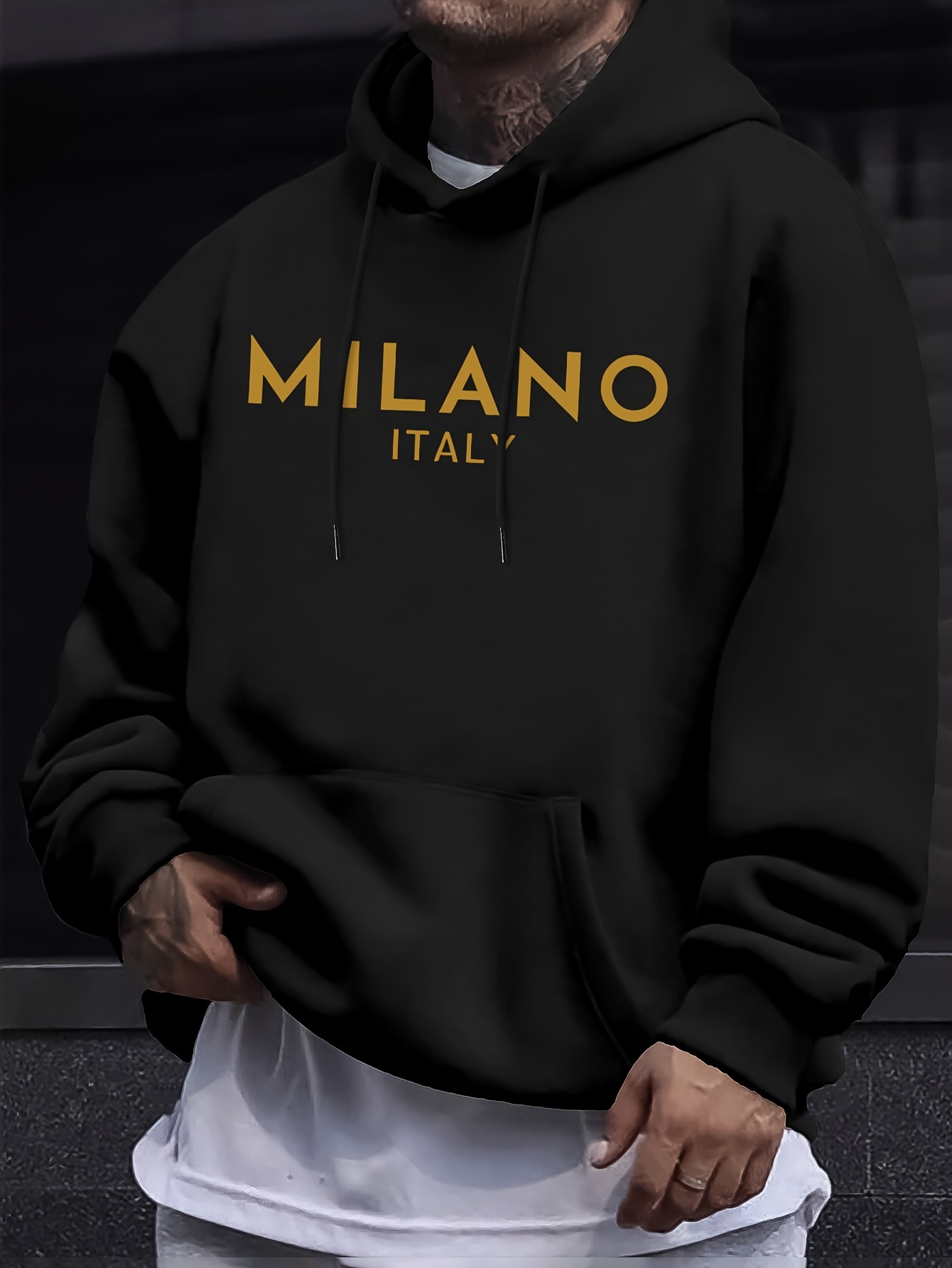 Sudadera con Capucha Milan Let - Street Fashion Of Milan reseña y precio