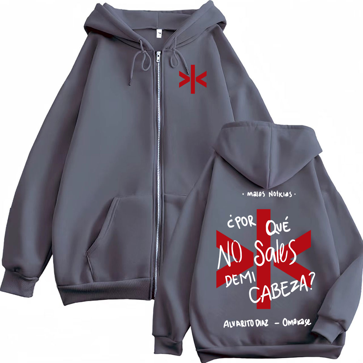 Sudadera con capucha y cremall - Street Fashion Zip Up Hoodie reseña y precio