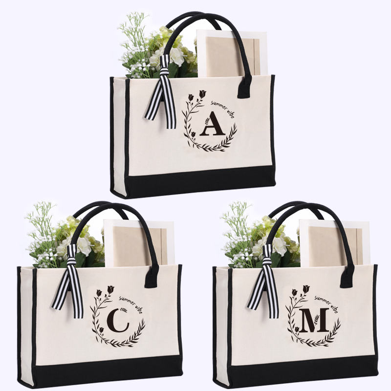 Bolso de mano de cuero con est - Tote Bag Canvas Print reseña y precio