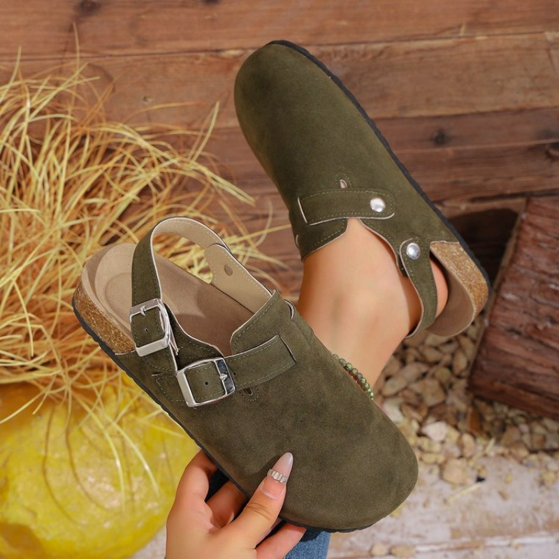 Sandalias de playa de cuero de - Street Fashion Lady reseña y precio