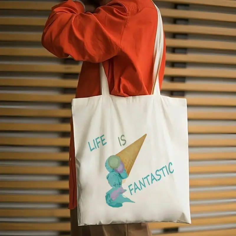 Bolsa de tela con estampado de - Tote Bag Canvas Print reseña y precio